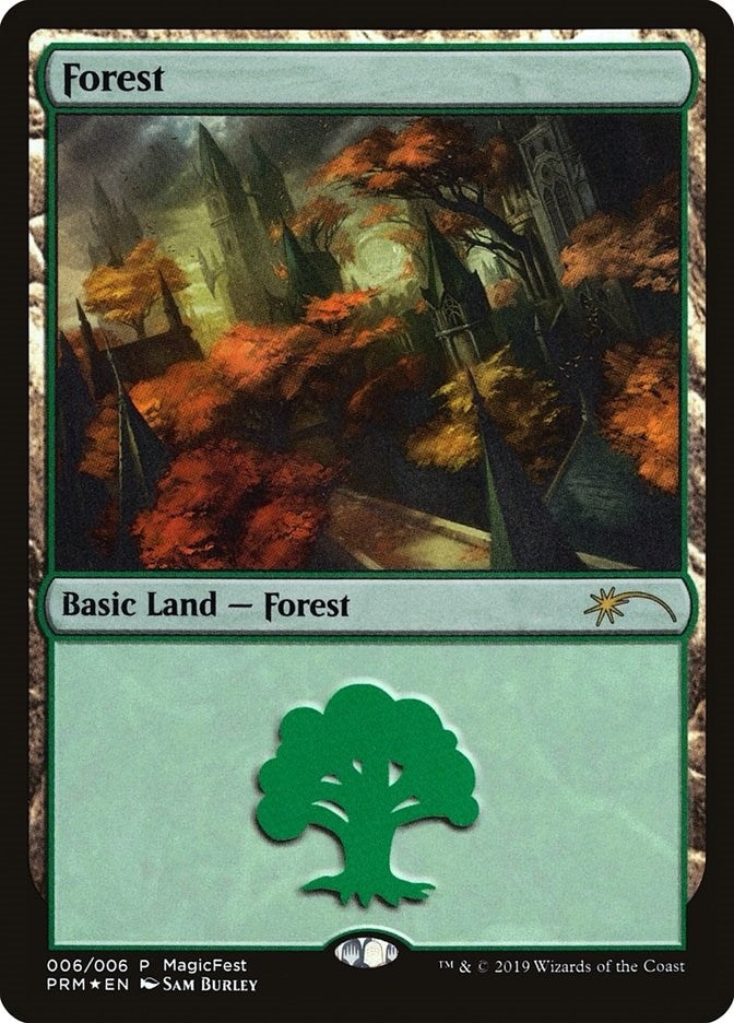 Forest (2019) (6) [MFP] - MTG Single