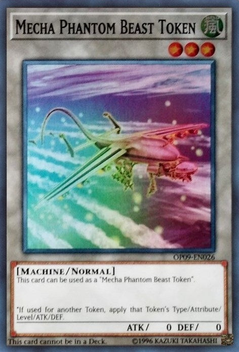 Token: Mecha Phantom Beast (A) - ’Dracossack’ (9026) (OP09) - YuGiOh Single