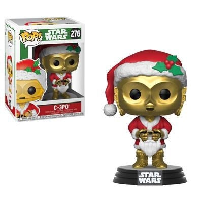 Star Wars: Holiday - C-3PO (as Santa) (Bobble-Head) (276) [POP!] - Funko Sealed