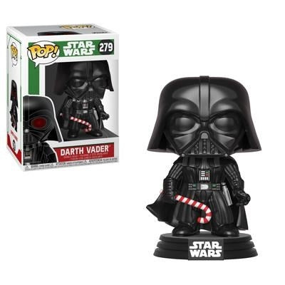 Star Wars: Holiday - Darth Vader (w/Cane) (Bobble-Head) (279) [POP!] - Funko Sealed