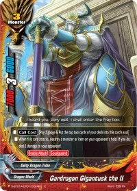 Gardragon Gigantusk the II (1010024) [S-BT01A] - Future Card BuddyFight Single