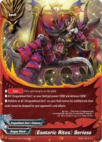 ’Esoteric Rites’ Serioso (1010038) [S-BT01A] - Future Card BuddyFight Single