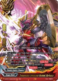 Tempestuous Unmatched Warlord Barlbatzz (1030001) [S-BT01A] - Future Card BuddyFight Single