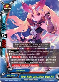 Winter Soldier Light Uniform Blazer Frill (1030025) [S-BT01A] - Future Card BuddyFight Single