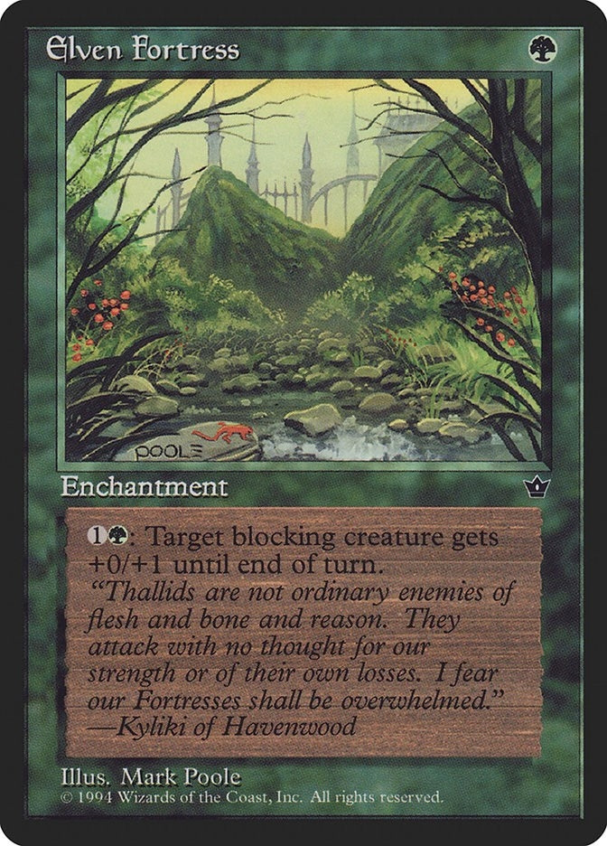 Elven Fortress (Poole) [FEM] - MTG Single