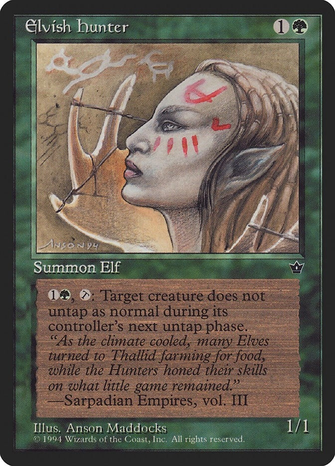 Elvish Hunter (Maddocks) [FEM] - MTG Single