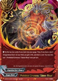 ’Prohibited Ceremony’ Taboos Ritual (1010059) [S-BT01A] - Future Card BuddyFight Single