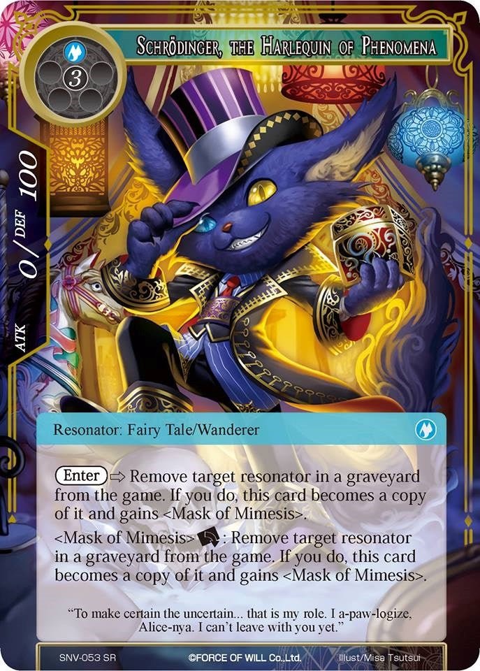 Schrodinger the Harlequin of Phenomena (53) [SNV] - Force of Will Single