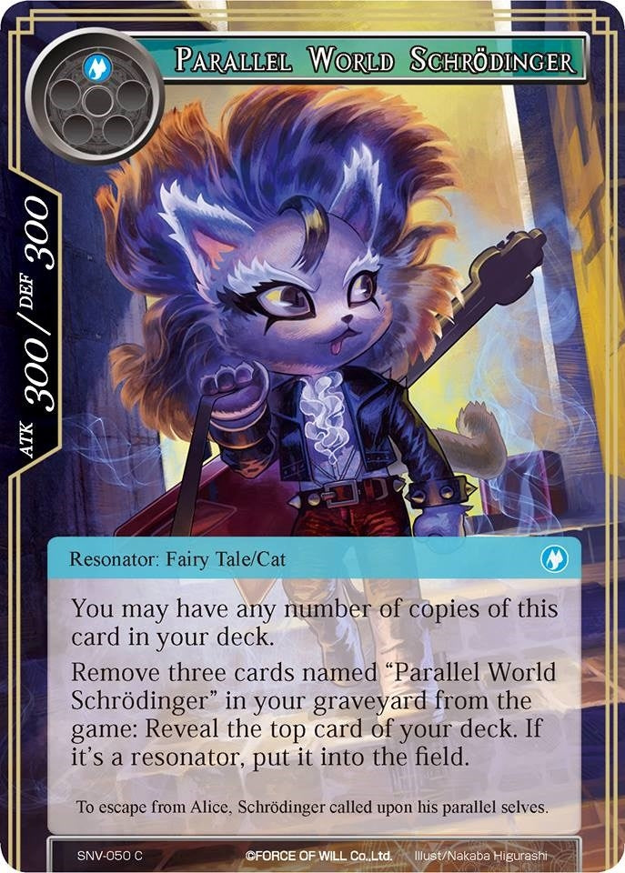 Parallel World Schrodinger (50) [SNV] - Force of Will Single
