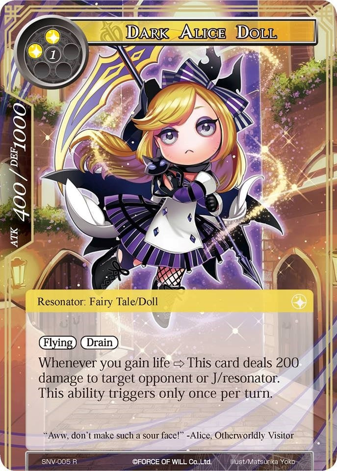Dark Alice Doll (5) [SNV] - Force of Will Single