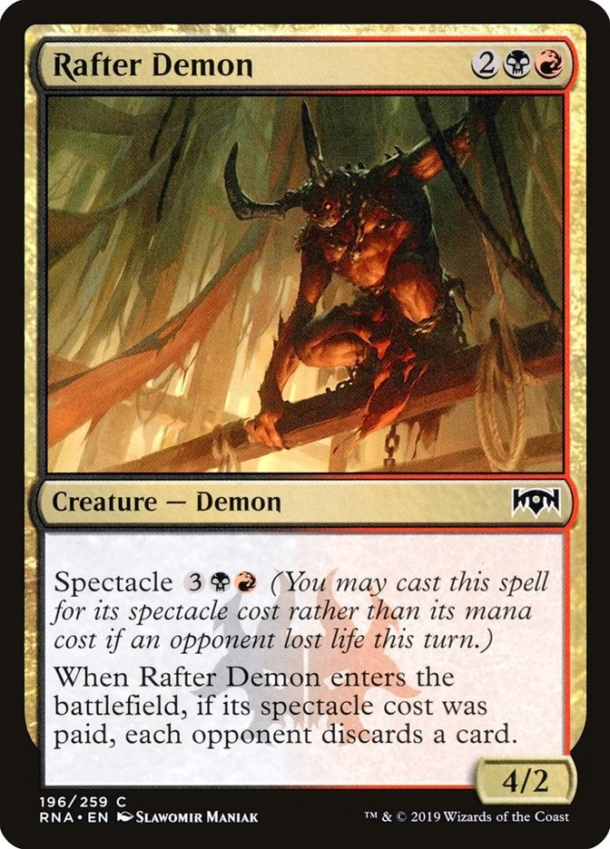 Rafter Demon (196) [RNA] - MTG Single