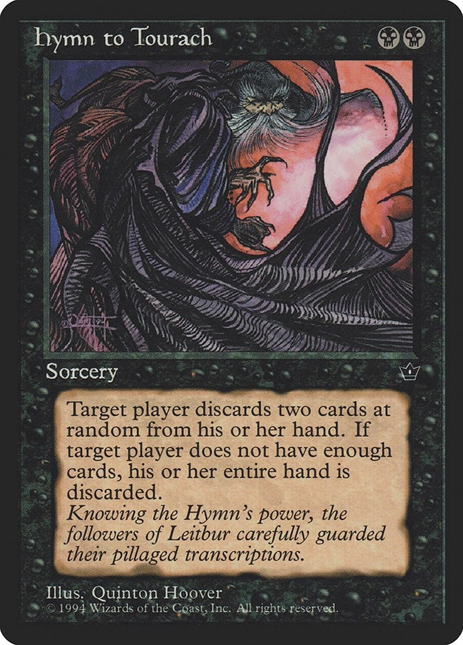 Hymn to Tourach (Cloak) [FEM] - MTG Single