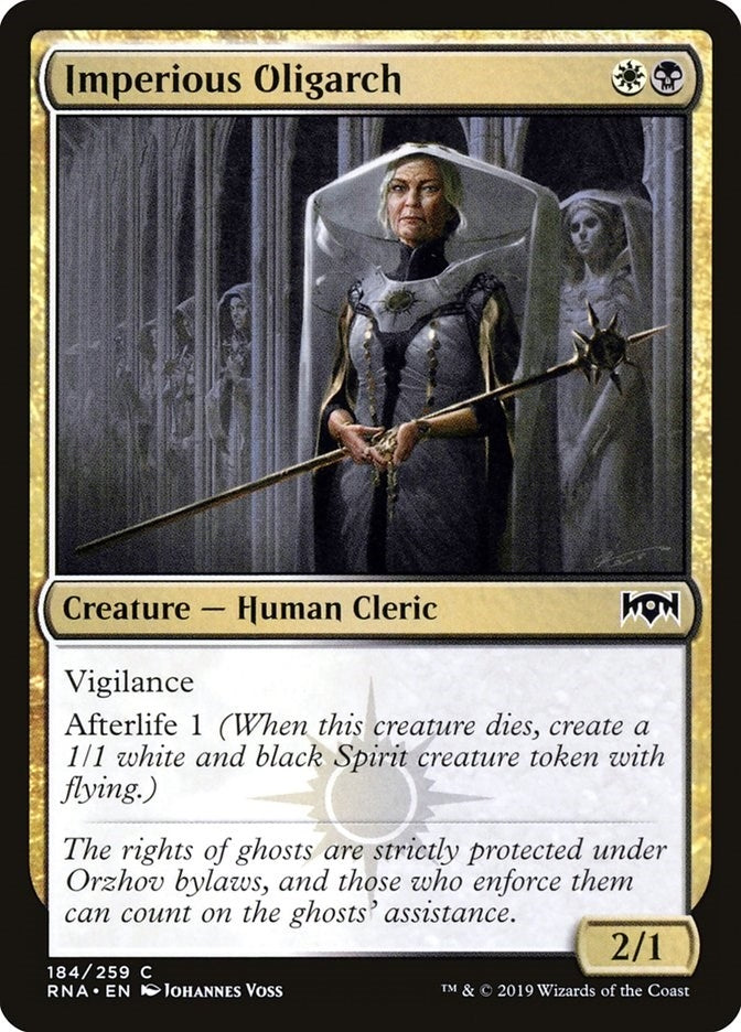 Imperious Oligarch (184) [RNA] - MTG Single