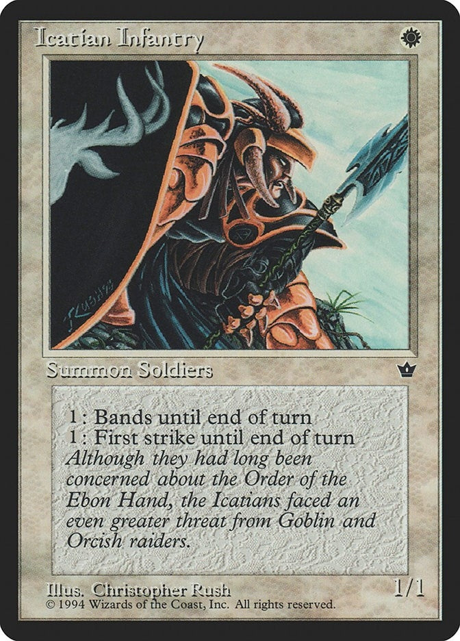 Icatian Infantry (Rush) [FEM] - MTG Single