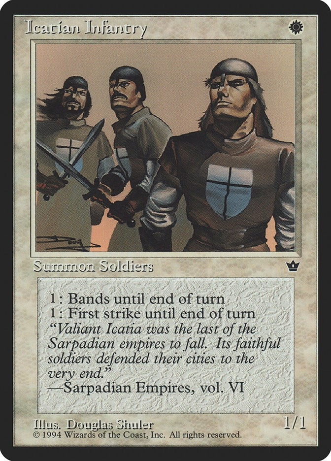 Icatian Infantry (Shuler) [FEM] - MTG Single