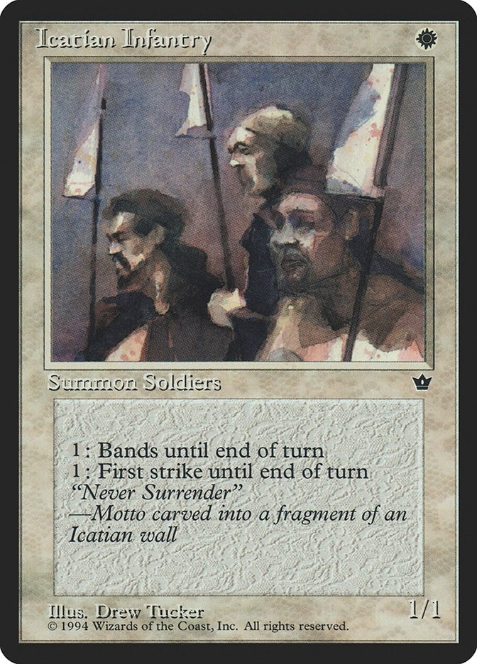 Icatian Infantry (Tucker) [FEM] - MTG Single