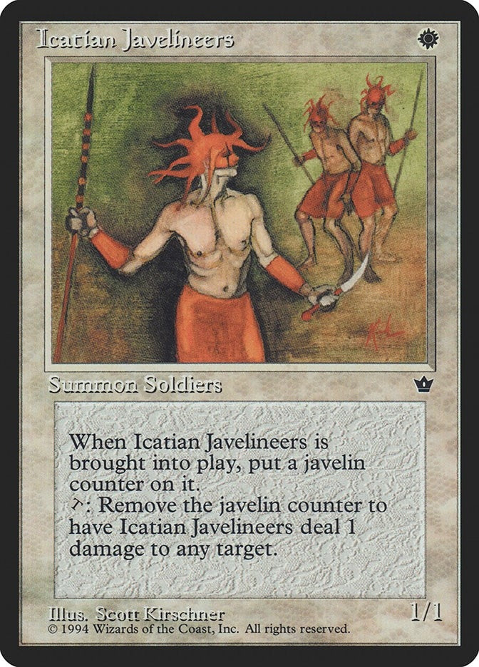 Icatian Javelineers (Kirschner) [FEM] - MTG Single