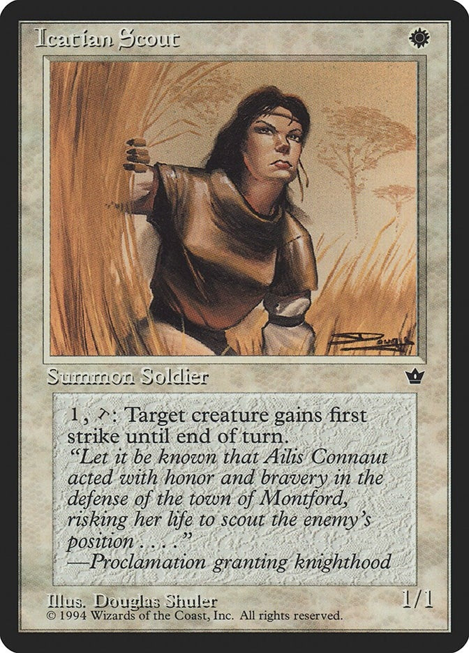 Icatian Scout (Shuler) [FEM] - MTG Single
