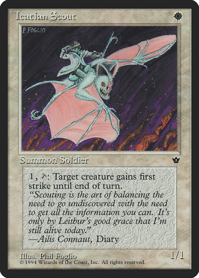 Icatian Scout (Foglio) [FEM] - MTG Single