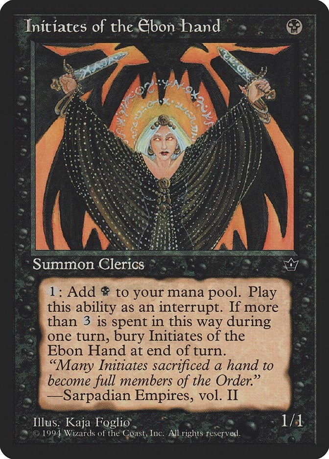 Initiates of the Ebon Hand (Foglio) [FEM] - MTG Single