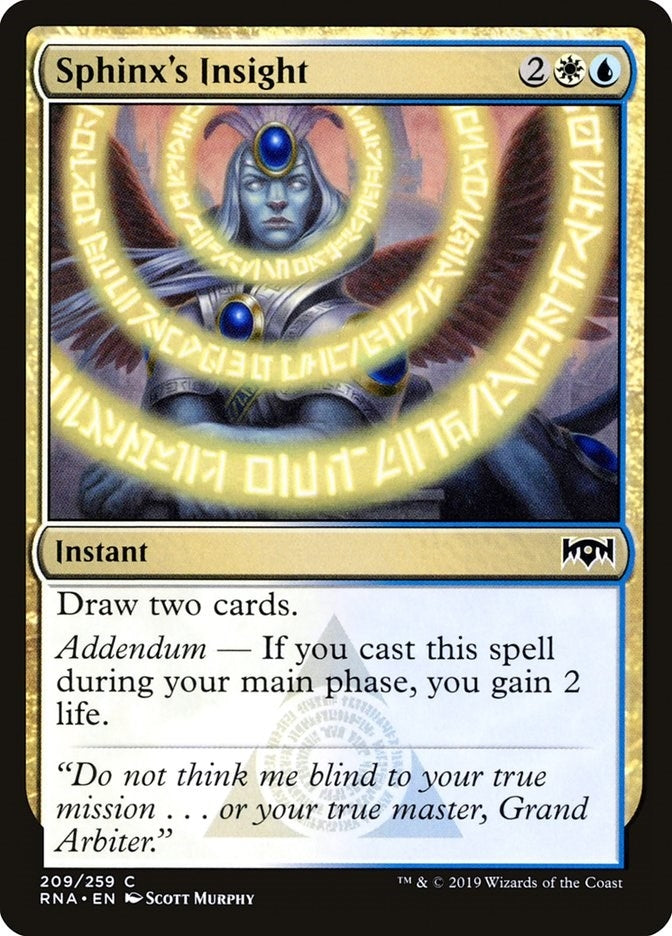 Sphinx’s Insight (209) [RNA] - MTG Single