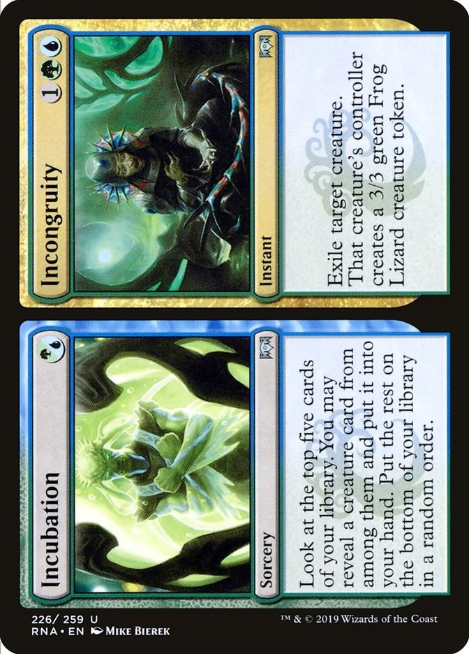 Incubation // Incongruity (226) [RNA] - MTG Single