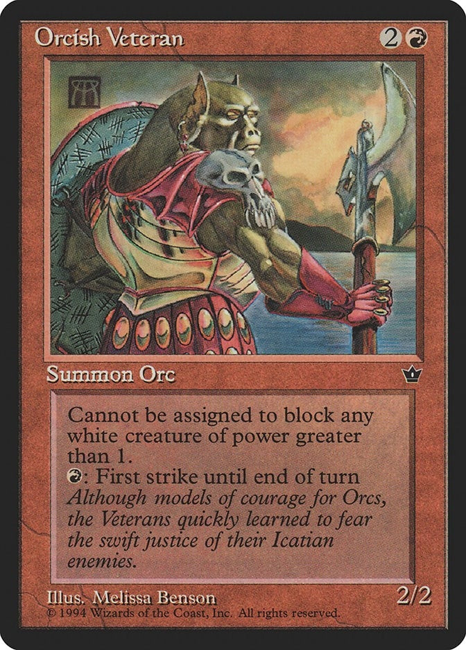 Orcish Veteran (Benson) [FEM] - MTG Single