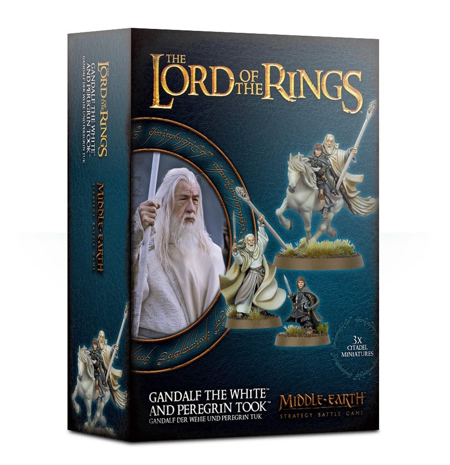 Lord of the Rings: Gandalf the White and Peregrin Took [PLAS] - Warhammer Box Sets Sealed