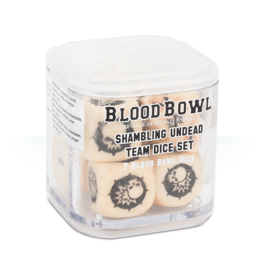 Blood Bowl: Shambling Undead Team Dice Set (7-Pack) [ACCS] - Warhammer Game Accessories Sealed