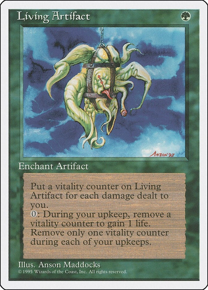 Living Artifact [4ED] - MTG Single