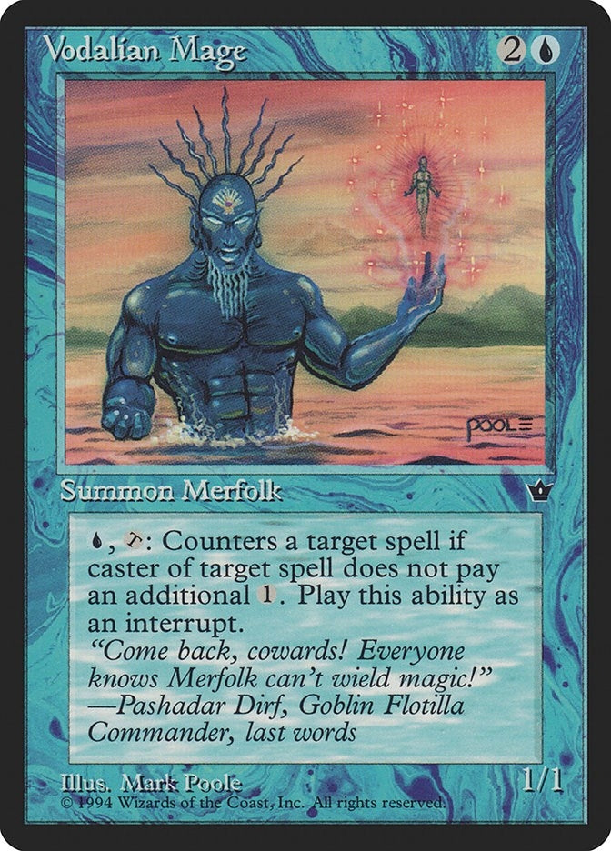 Vodalian Mage (Poole) [FEM] - MTG Single