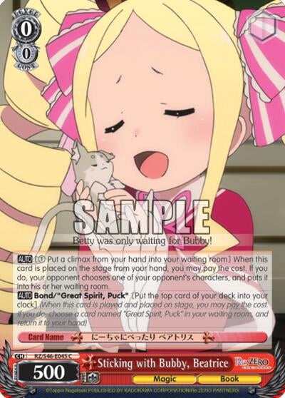Sticking with Bubby Beatrice (46045) [RZ/S46] - Weiss Schwarz Single