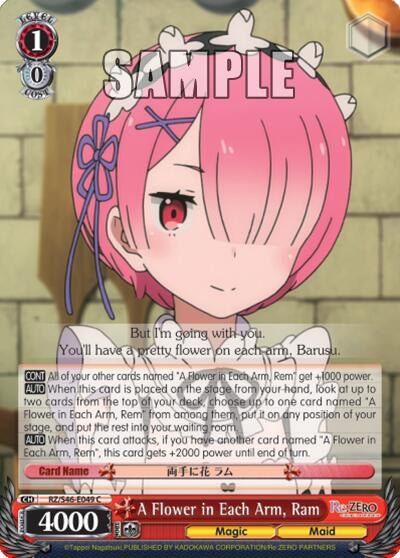 A Flower in Each Arm Ram (46049) [RZ/S46] - Weiss Schwarz Single