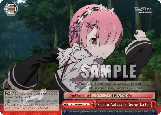 Subaru Natsuki’s Decoy Tactic (46054) [RZ/S46] - Weiss Schwarz Single