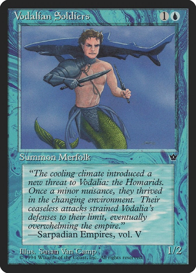 Vodalian Soldiers (Camp) [FEM] - MTG Single