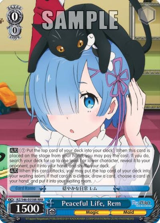 Peaceful Life Rem (RRR) (46058) [RZ/S46] - Weiss Schwarz Single