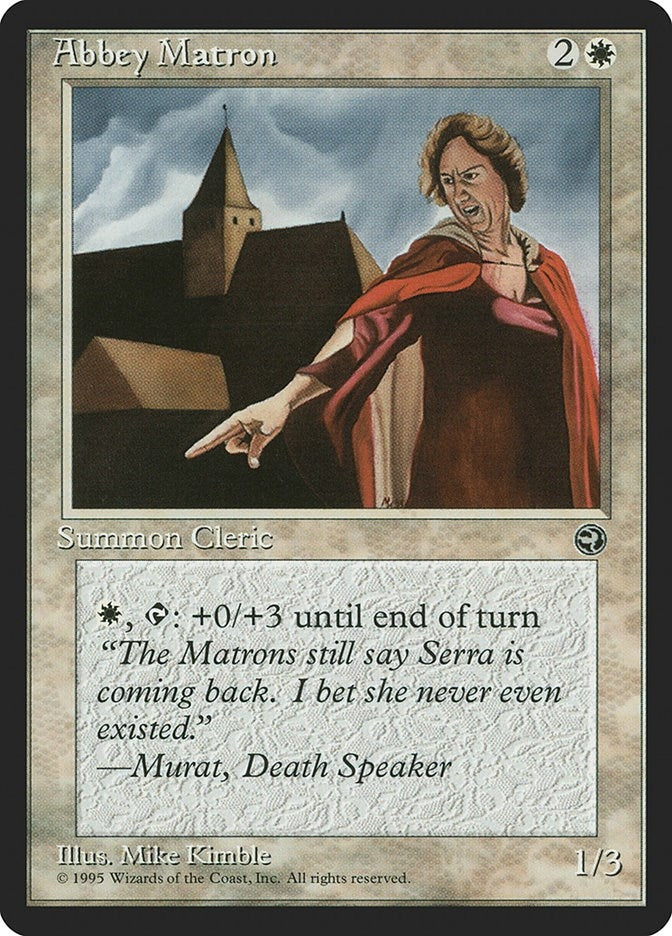 Abbey Matron [Version 2] (103) [HML] - MTG Single