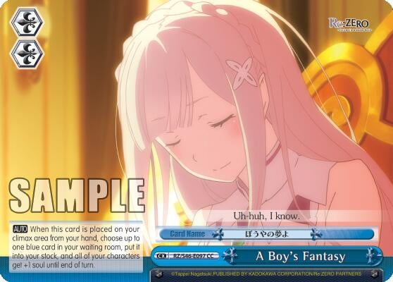 A Boy’s Fantasy (46097) [RZ/S46] - Weiss Schwarz Single