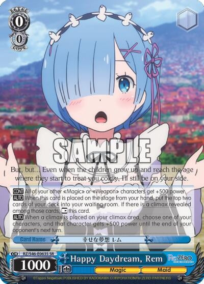 Happy Daydream Rem (SR) (46063) [RZ/S46] - Weiss Schwarz Single