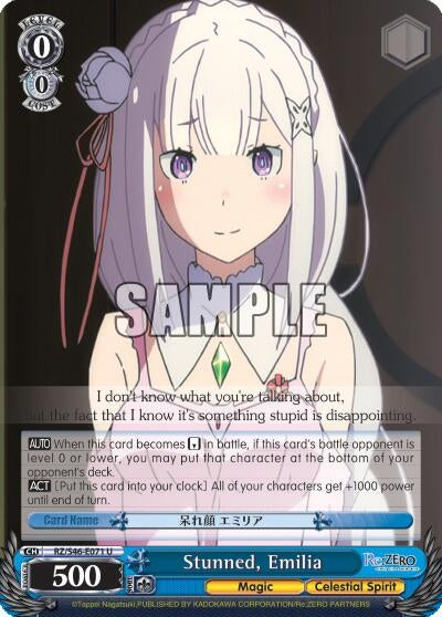 Stunned Emilia (46071) [RZ/S46] - Weiss Schwarz Single