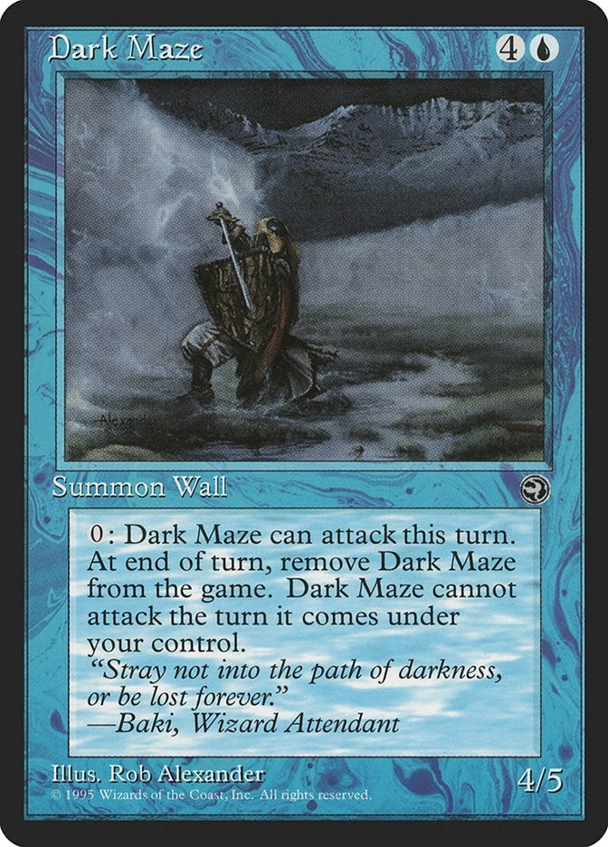 Dark Maze [Version 2] [HML] - MTG Single