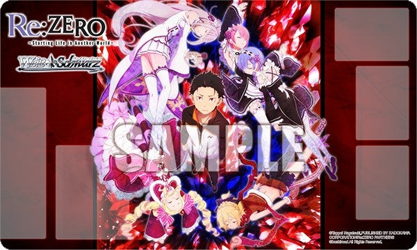 Weiss Schwarz Preorder Playmat - Re:ZERO - Playmats Sealed