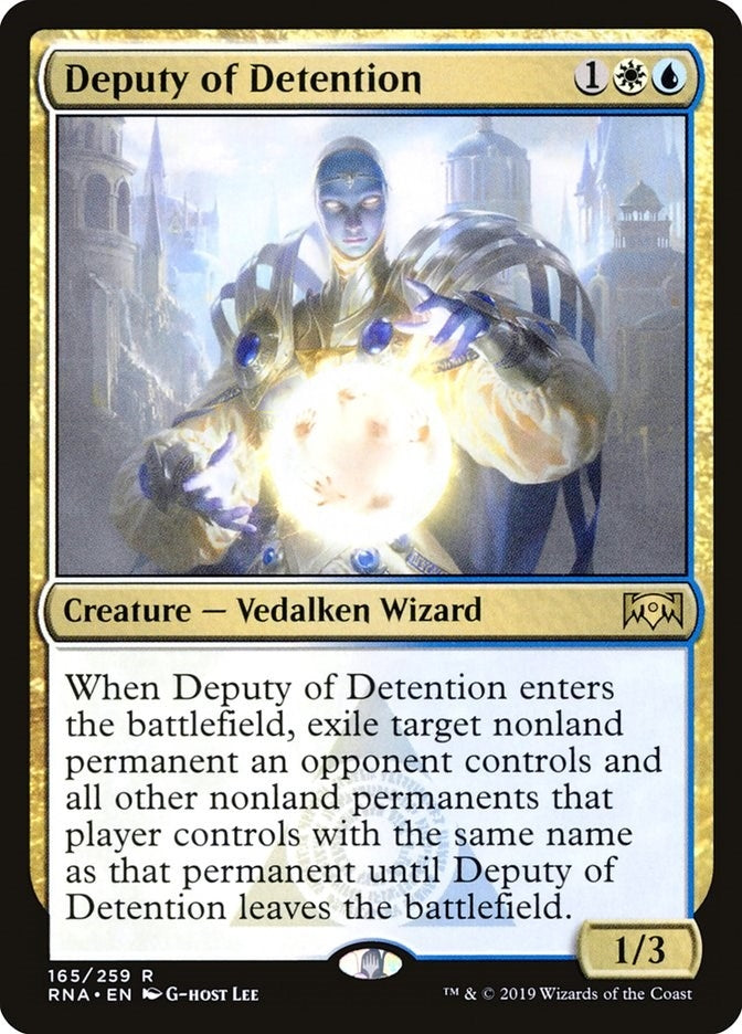 Deputy of Detention (165) [RNA] - MTG Single