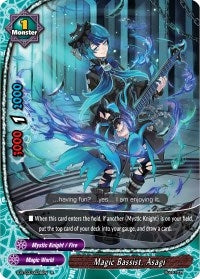 Magic Bassist Asagi (30026) [S-BT03] - Future Card BuddyFight Single