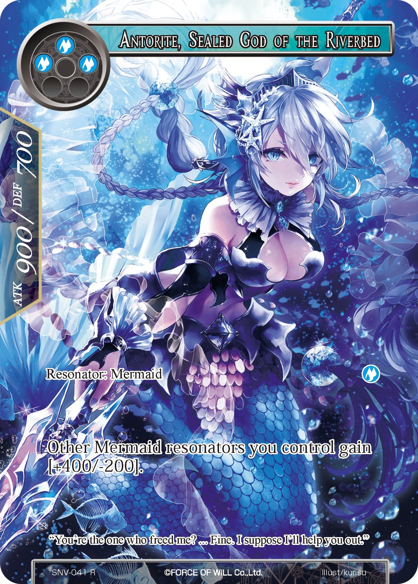 Antorite Sealed God of the Riverbed (Full Art) (41) [SNV] - Force of Will Single