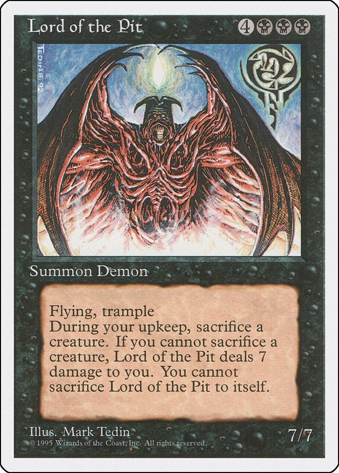 Lord of the Pit (28) [4ED] - MTG Single