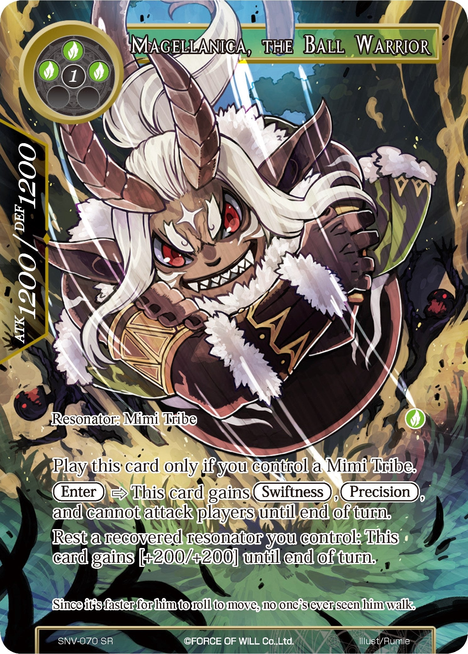 Magellanica the Ball Warrior (Full Art) (70) [SNV] - Force of Will Single