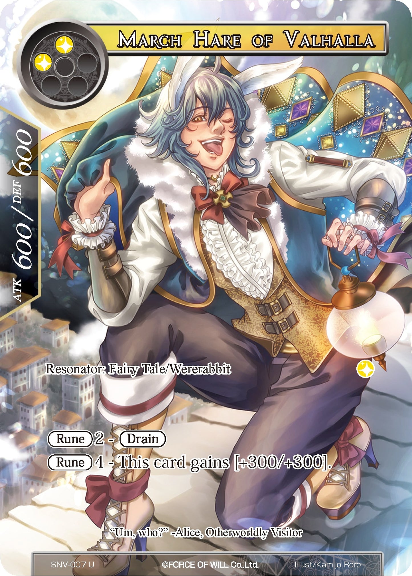 March Hare of Valhalla (Full Art) (7) [SNV] - Force of Will Single