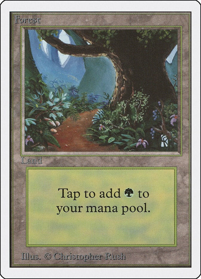 Forest (B) [2ED] - MTG Single