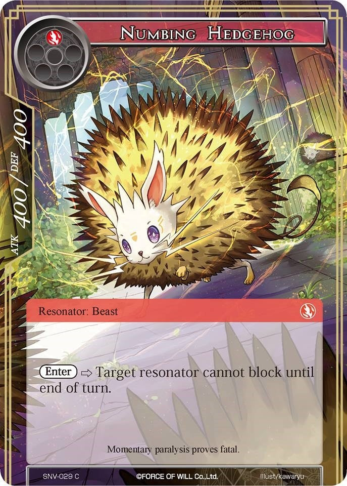 Numbing Hedgehog (29) [SNV] - Force of Will Single